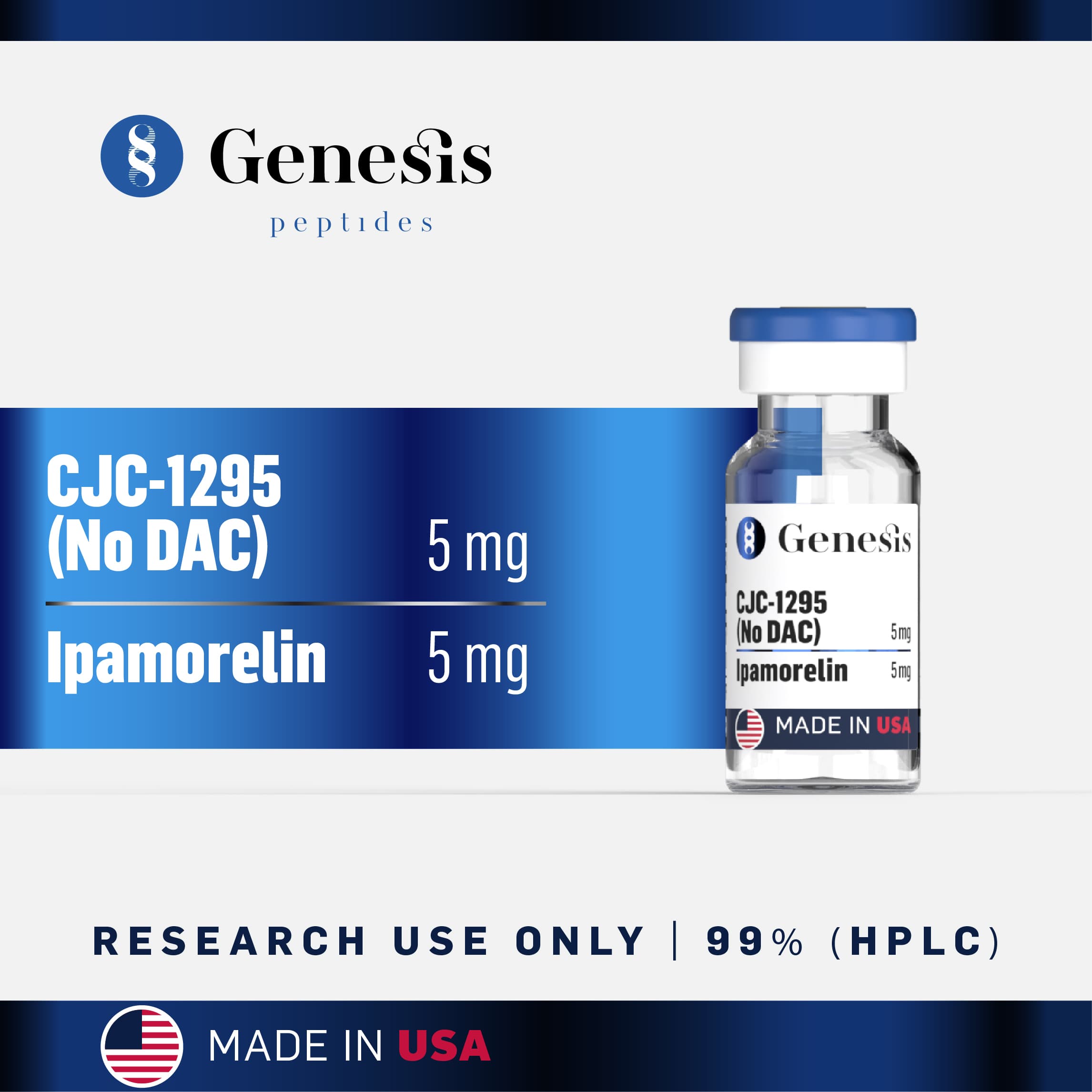 CJC-1295 (no DAC)+Ipamorelin (5+5)