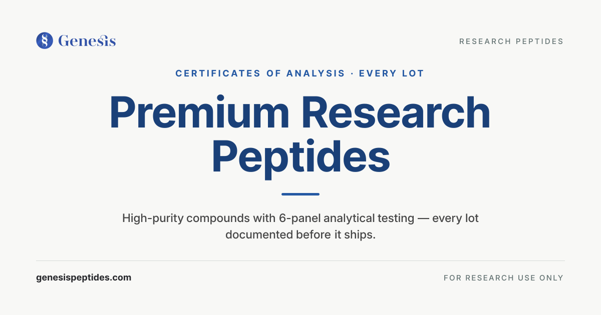 BPC-157 Certificates of Analysis